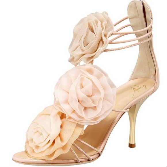 giuseppe zanotti flower heels